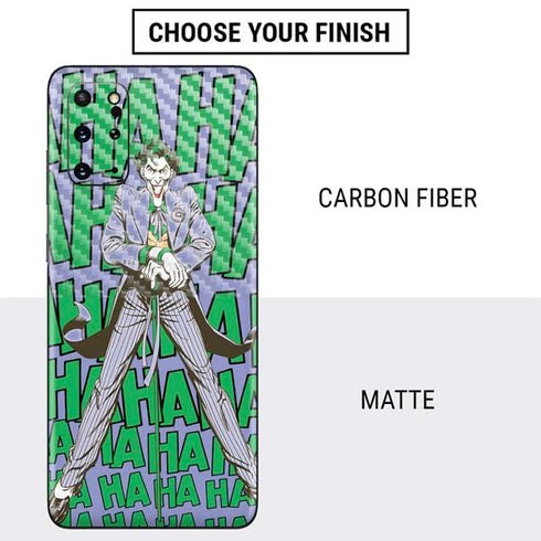 DC Comics The Joker Vintage pose pattern Galaxy S20 Plus Skin